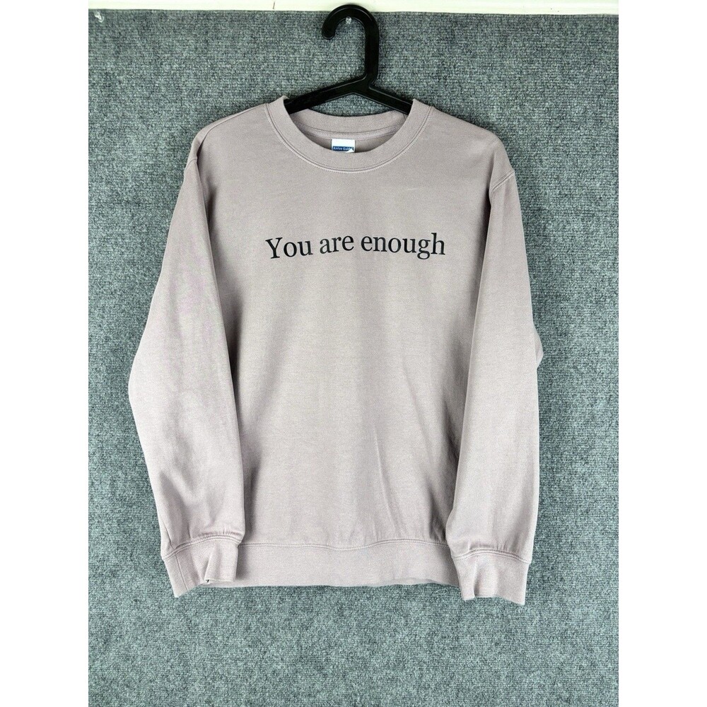 You Are Enough Sweatshirt Womens S Dear Person Behind Me Mental Health Mauve